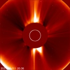 Latest LASCO C2 image of the Sun