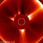 Latest LASCO C2 image of the Sun