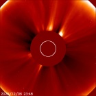 Latest LASCO C2 image of the Sun