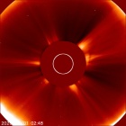 Latest LASCO C2 image of the Sun