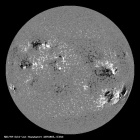 Latest SDO/HMI Magnetogram image of the Sun