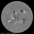 Latest SDO/HMI Magnetogram image of the Sun