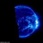 Click for time-lapse image of the sun