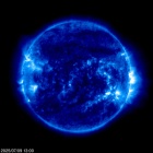 Click for time-lapse image of the sun