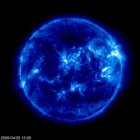 Click for time-lapse image of the sun