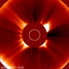 Latest LASCO C2 image of the Sun