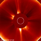 Latest LASCO C2 image of the Sun