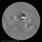 Latest SDO/HMI Magnetogram image of the Sun