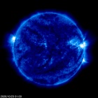 Click for time-lapse image of the sun