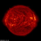 Click for time-lapse image of the sun